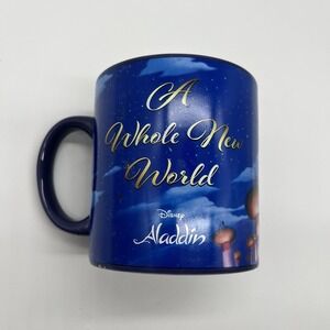Disney Aladdin Movie Musical Collectors Mug Plays "A Whole New World"